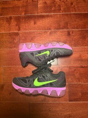Nike Air Max Tailwind 7 Women’s Black Neon Green Purple Size 5.5
